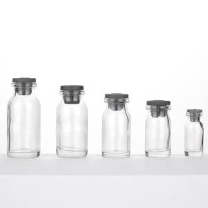 Frascos de vidrio para vacunas farmacéuticas personalizadas transparentes | Botellas de vidrio para vacunas