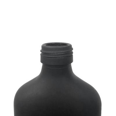 Wholesale Glass Flask Bottles | Matte Black Cold Brew Coffee Glass Bottles | 100ml 200ml