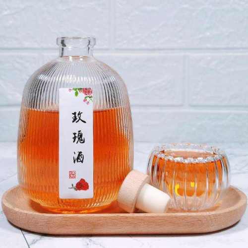 Wholesale Round Glass Beverage Bottles for Juice with Cork | 375 ml 500 ml