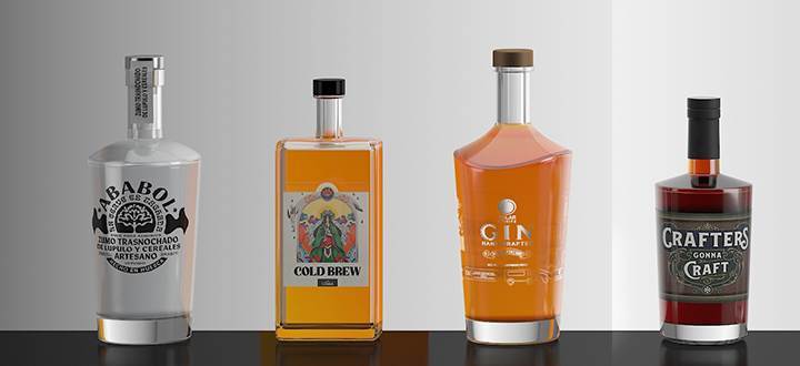 customizable liquor bottles