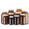 Bouteilles de pilules en verre ambré personnalisées | Bouteilles de médicaments en verre