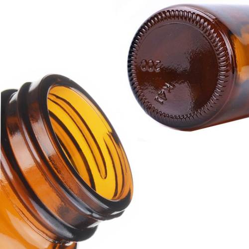 Custom Amber Glass Pill Bottles | Glass Medicine Bottles