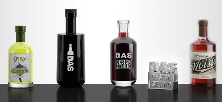 liquor & spirit bottle design