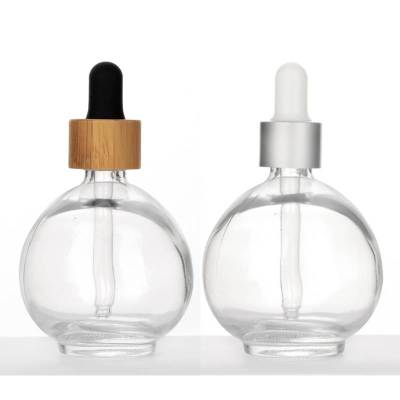Wholesale Clear Essential Oil Glass Dropper Bottles with Dropper | Ball Shape