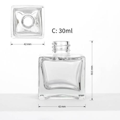 Wholesale 30ml Square Glass Dropper Bottles for Serum, Essential Oils