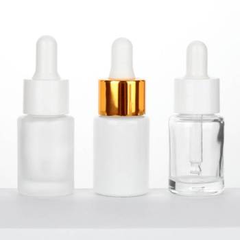 15ml Small Eye Dropper Bottles Wholesale | Frosted, Clear, White Color