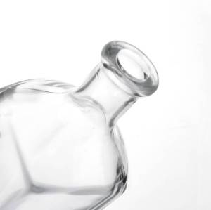 Customized 750 ml Glass Liquor Bottles for Sale | Irregular Shaped