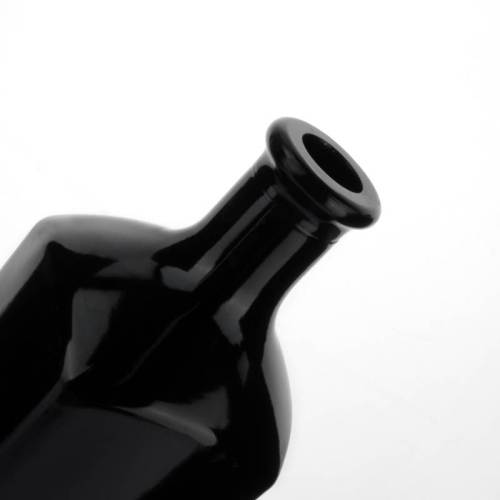Custom 750ml Glossy Black Glass Liquor Bottles | Spirit Bottles