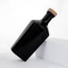 Bouteilles d'alcool en verre noir brillant de 750 ml personnalisées | Bouteilles d'alcool