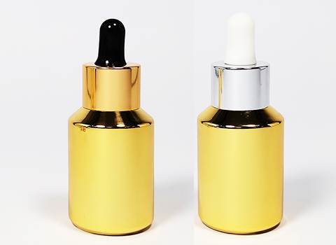 custom gold essential oil bottles