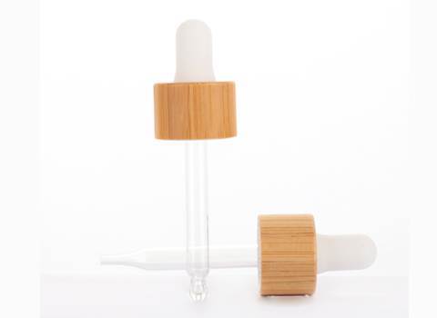 bamboo dropper for glass droper bottles