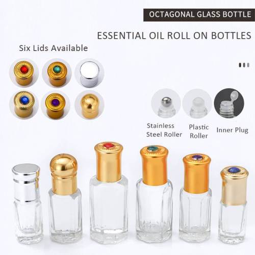 Attar Essential Oil Roll On Bottles Wholesale | 3ml 6ml 9ml 12ml