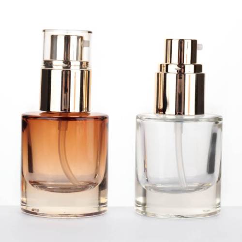 Wholesale 30ml Glass Cosmetic Essence Serum Bottles with Pump | Thick Bottom