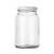 Custom 600ml Glass Food Storage Jars | Pickle Jars with Lids