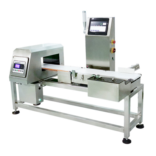DCJ series checkweigher with metal detection machine