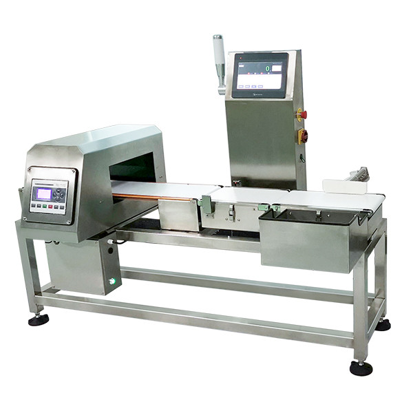 checkweigher with metal detection machine