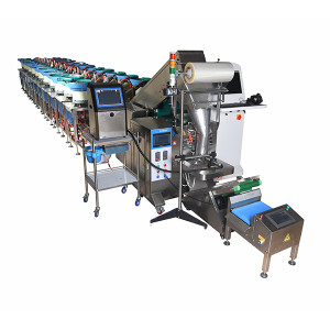 Hardware packing machine with counting function