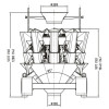 DCT series multihead weigher with hight quality