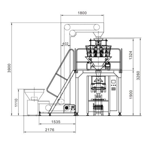 DBW-EA series packaging and checkweighing combined system