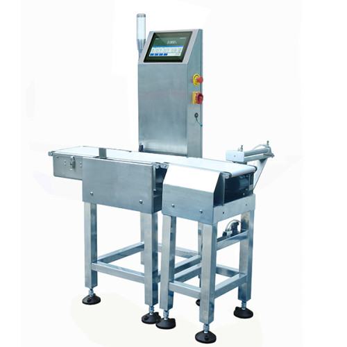 High speed belt checkweigher detected small products