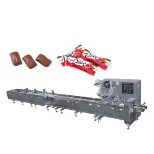 High speed pillow packing machine chocolate sorting machinery