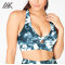 Customize Your Own Push Up Sexy Cross Back Sports Bra with Good Support-Aktik