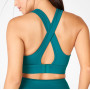 Private Label Wireless Criss Cross Back High Support Sports Bra with Clasp-Aktik