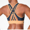Custom Criss Cross Soft Mesh Sports Bra with Supportive Cross Back Straps-Aktik