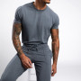 Custom Mens Short Sleeve Crew Neck Cotton High Quality T Shirts Bulk-Aktik