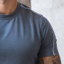 T-shirts personnalisés en coton à manches courtes et col rond pour hommes Bulk-Aktik