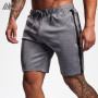 Custom Mens Elastic Waist Cotton Gym Shorts Men Wholesale with Drawstring-Aktik