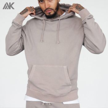 Over Size Wholesale Hoodies for Men Custom Cotton Fleece Pullover Hoodie-Aktik