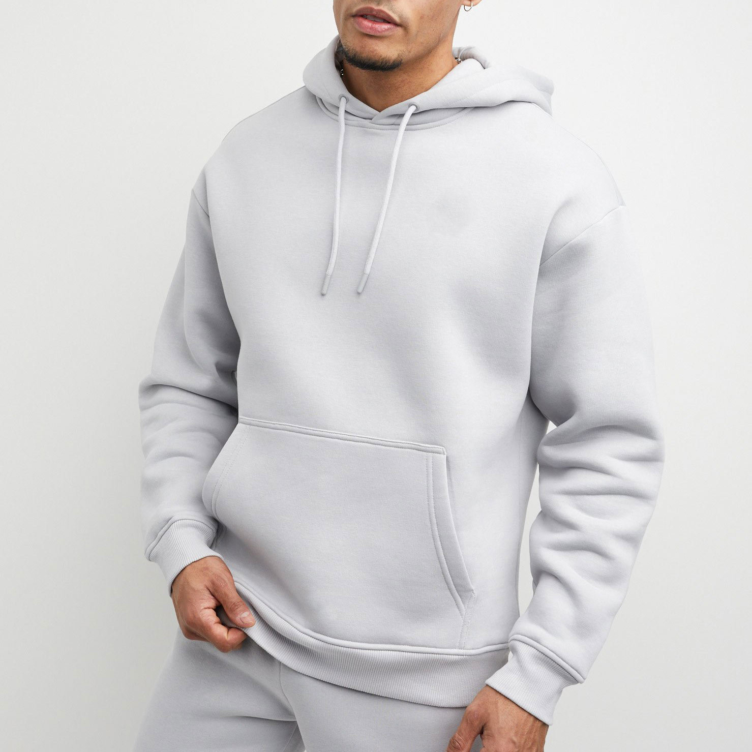 fleece pullover hoodie