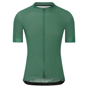 Custom Full Zip Mesh Performance Mens Cycling Clothing with Back Pocket-Aktik