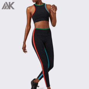 Set reggiseno sportivo e leggings personalizzati per abbigliamento sportivo all'ingrosso per donna-Aktik