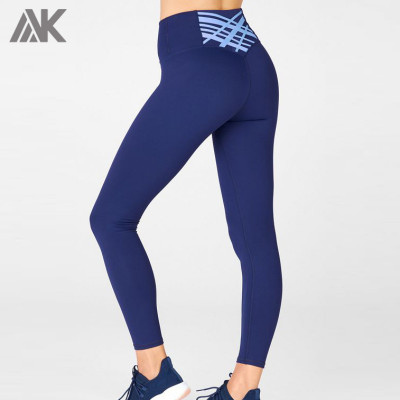 Pantaloni da yoga all'ingrosso a vita alta di abbigliamento sportivo personalizzato per le donne-Aktik