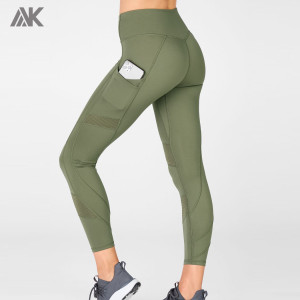 Abbigliamento per il fitness all'ingrosso di etichette private Pantaloni da yoga all'ingrosso con tasche-Aktik