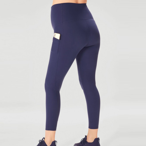 Custom High Waisted Supportive Maternity Compression Leggings with Pockets-Aktik