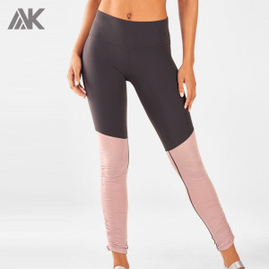 Vêtements de fitness personnalisés en gros Leggings de yoga taille moyenne pour femmes - Aktik