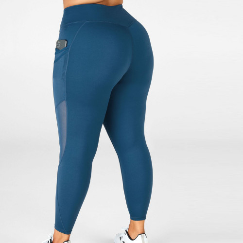 Custom Womens High Waisted Best Plus Size Active Legging with Mesh Pockets-Aktik