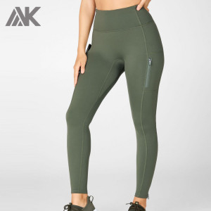 Wholesale Customizable Private Label Moisture Wicking Side Pocket Design Women  Leggings - China Custom Yoga Pants and Workout Sports Clothes price