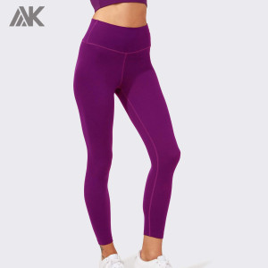 Abbigliamento sportivo personalizzato Leggings a compressione a vita alta da donna-Aktik