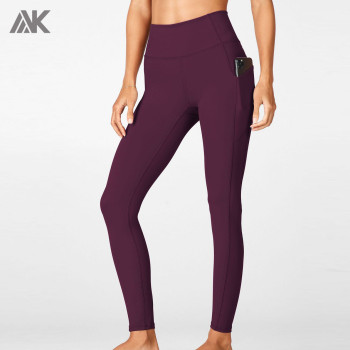 Custom Athletic Leggings Women's High Waisted Leggings with Pockets-Aktik