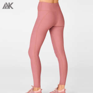 Custom Lycra High Waisted Tummy Control Best Workout Leggings for Women-Aktik