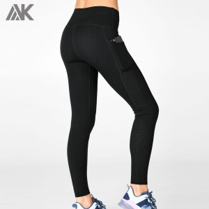 Meilleurs leggings d'entraînement pour femmes en gros avec des poches en filet-Aktik