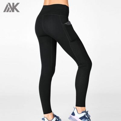Private Label Wholesale Women's Best Workout Leggings with Mesh Pockets-Aktik