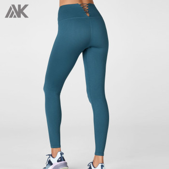 Private Label Wholesale Womens Mid Waisted Most Comfortable Soft Leggings-Aktik