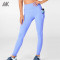 Custom High Waisted No Front Seam Workout Leggings With Phone Pocket-Aktik