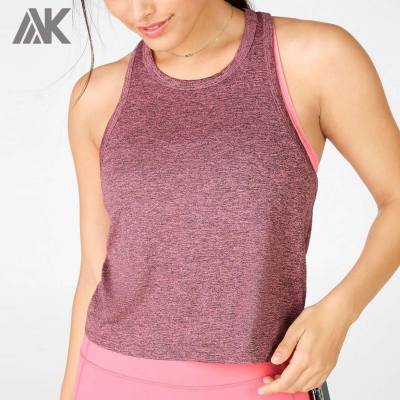 Custom Racerback Women's  Plus Size High Neck Comfort Colors Tank Top-Aktik