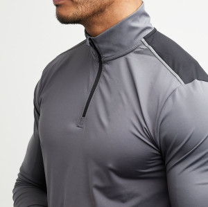 Wholesale Dri Fit Long Sleeve Shirts Custom Athletic Shirts for Men-Aktik